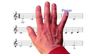 The most beautiful melody to learn the treble clef in 5 min For piano with the right hand [upl. by Almond]