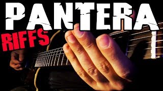 TOP 10 PANTERA RIFFS [upl. by Lasko]