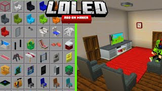 ATUALIZOU O MELHOR ADDONMOD MOVEIS quotLoled Furniture Seasonquot V20 IGUAL DE PC PARA MCPE [upl. by Aleakam563]