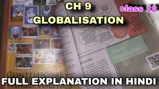 Class 12 Political Science Chapter 9 Globalisation  Full explanation with notes hindi  English [upl. by Einahpit]