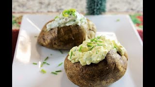 Papas al Horno con Crema de Huevo o Queso Cabra [upl. by Hanser]