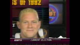 1992 NFL Draft on ESPN with Chris Berman and Mel Kiper Jr Rounds 1 and 2 [upl. by Alathia]