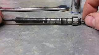 Removing swollen glow plug lb7 Duramax [upl. by Carew]