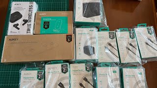 AUKEY ผมซื้ออะไรมาบ้าง ดูและอ่านรายละเอียดใต้คลิ๊ปครับ มีลิ้งค์นะครับ กดเข้าไปสั่งกันเองนะ [upl. by Kassi]