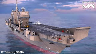 IT Trieste L9880 26M Damage  Gatcha Aircraft Carrier in Action 🔥 Modern Warships [upl. by Manoff]