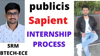 Publicis Sapient Internship Interview Experience  Fresher Interview Question  SRM  ECE [upl. by Drolet]