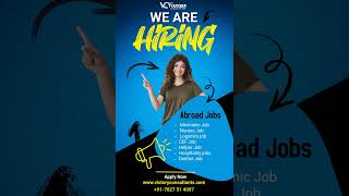 Urgent Hiring Overseas Jobs  Abroad Job Consultants in India  Best Consultants overseas Jobs jobs [upl. by Anaic84]