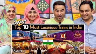 Top 10 Most Luxurious Trains In India  Indias Most Luxurious Trains  Reaction [upl. by Jeri834]