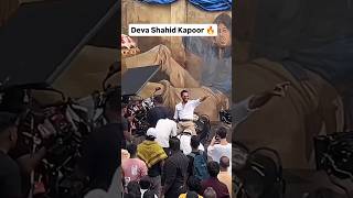 Deva Movie Shooting Shahid Kapoor BTS 🔥 Background Painting Of Amitabh Bachchan shorts deva [upl. by Fidelis568]