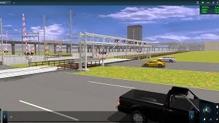 Trainz Railfanning Pt 99 Bullet Train Grade Crossing Malfunctions [upl. by Kursh]