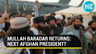 Watch How Taliban cofounder was welcomed on his return to Afghanistan after 20 years [upl. by Arquit]