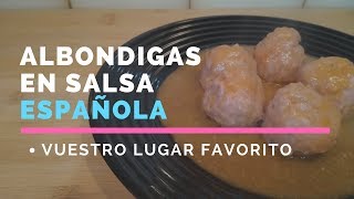 ALBONDIGAS EN SALSA ESPAÑOLA EN OLLA GM [upl. by Iow608]