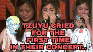 Tzuyu cried in twice concert FOR THE FIRST TIME [upl. by Araik337]