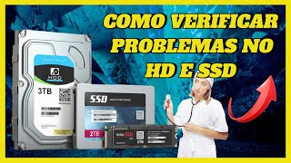 ⚠️ Como Testar e Diagnosticar Problemas no HD e SSD [upl. by Arikihs]