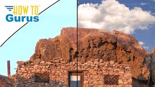 How to Replace a Sky with the Background Eraser Tool in Photoshop Elements [upl. by Lubet529]