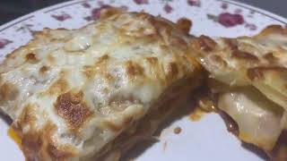 1st time try kiya lasagna lasagna easyrecipe [upl. by Farrah]