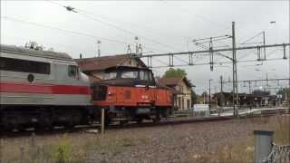 TÅGAB TMY 103 med Z70 732 i Kristinehamn d 59 2013 [upl. by Ahsiena267]