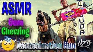 ASMR Grand Theft Auto Assassination Run  Whisper 💤  Gum Chewing 🍬 relaxing 😴 [upl. by Ahsilet]