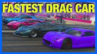 Forza Horizon 4  FASTEST DRAG CAR IN THE GAME Forza Science [upl. by Yeliak]