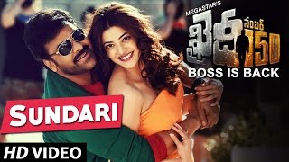 Sundari Video Song  Khaidi No 150  Chiranjeevi Kajal  Rockstar Devi Sri Prasad  V V Vinayak [upl. by Enelrahc381]