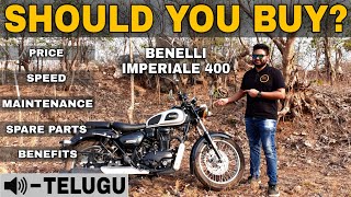 Benelli Imperiale 400 Full detailed review in TELUGU [upl. by Belier]