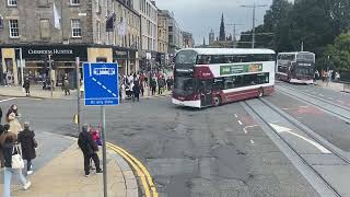 Lothian Buses Route 126 West Maitland Street  Eastfield E 321 MSG [upl. by Omsare]