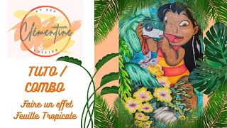 TUTO  Comment colorier des feuilles tropicales [upl. by Eiramit]