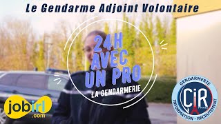 GENDARME ADJOINT VOLONTAIRE  24 H AVEC UN PRO  JOBIRL [upl. by Redmund193]