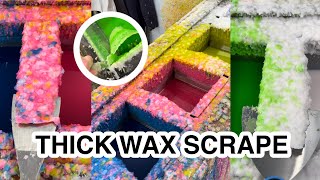 thick wax scrape compilation  scrapey scrapey [upl. by Hada417]