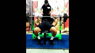 500 bench at RPS meet raw  18 yr old 251lb [upl. by Lamrouex665]