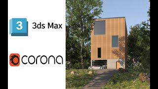 Architectural Visualization Exterior Lighting 3Ds Max Corona Render Tutorial [upl. by Eelnodnarb]