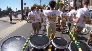 Damascus HS Drumline Labor Day Parade 2015 [upl. by Jaal]