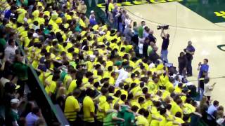 Final Oregon Home Game  McArthur Court in Eugene [upl. by Nwahsar]