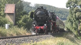 Mit 52 1360 zu den Meininger Dampfloktagen [upl. by Koppel]