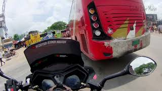 Dhaka to Rajshahi Eid 2022 Scooter Journey  Znen T9 Akaso V50x  scooter motovlog [upl. by Cher]