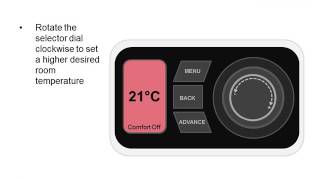 Dimplex Quantum Heater  quotTemperature Settingquot [upl. by Aekal]