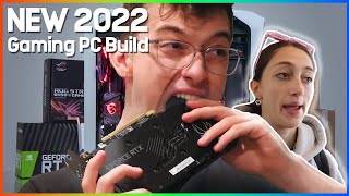 Build a gaming pc with me Jacob amp Sara [upl. by Ecirtael991]