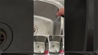 How to remove water stains from stainless sink [upl. by Neomah175]