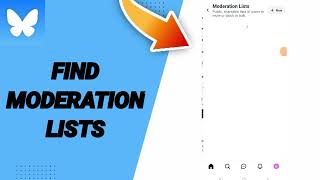 How To Find Moderation Lists On Bluesky App [upl. by Aya]