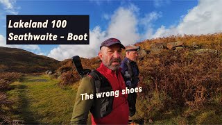 Lakeland 100 route recce  Seathwait to Boot  The wrong shoes [upl. by Norse]