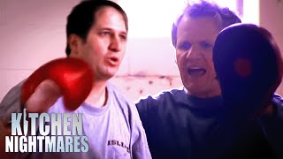 Gordon BOXES With Restaurant Owner  Full Episode  S1 E4  Gordon Ramsay  Kitchen Nightmares [upl. by Kenison]