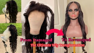 Watch Me Revive This Matted Human Hair Body wave Wig  Detailed Tutorial ​⁠ [upl. by Annerahs223]