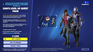 NEW LEVELUP QUEST PACK KNIGHTMARE SKIN LEGO BATTLE BUS CAR ITEMS  MORE  101 Item Shop Report [upl. by Yentyrb258]