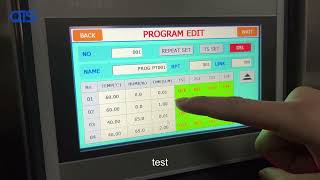 HD E702 Programmable Constant Temperature and Humidity Test Chamber How to Set Program Test Settings [upl. by Abigale760]