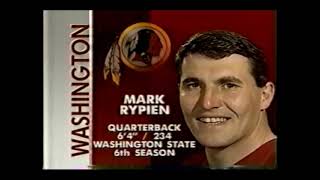 1992 Week 8 Washington Redskins vs Minnesota Vikings FULL GAME [upl. by Enelyk551]