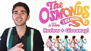 THE OSMONDS Musical Review  New Musical UK Tour Review Curtain Call  Giveaway [upl. by Natsud912]