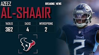 HOUSTON TEXANS Azeez AlShaair ᴴᴰ [upl. by Etnoval]