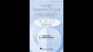 Seasons of Love SATB Choir  Arranged by Philip Lawson [upl. by Mahda]