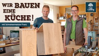 Massivholz Schubladen mit Zinkenverbindung bauen  Die HolzLiebling Küchen Doku Teil 1 [upl. by Lynde]