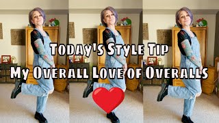 HOW TO WEAR OVERALLS OVER 50 [upl. by Abbye]